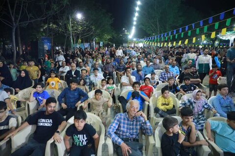 تصاویر/ ایستگاه پایانی شادیانه «ایرانِ امام رضا»در کاشان