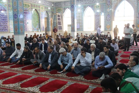 برگزاری آیین تکریم و معارفه امام جمعه بخش شعیبیه شوشتر