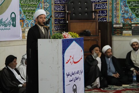 برگزاری آیین تکریم و معارفه امام جمعه بخش شعیبیه شوشتر