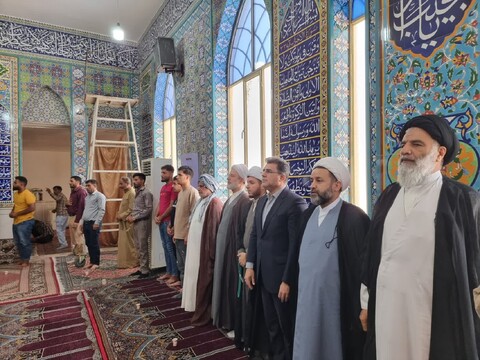 برگزاری آیین تکریم و معارفه امام جمعه بخش شعیبیه شوشتر