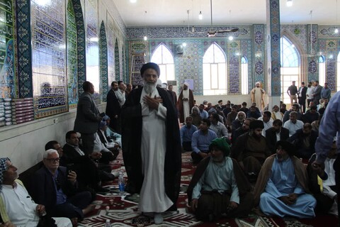 برگزاری آیین تکریم و معارفه امام جمعه بخش شعیبیه شوشتر