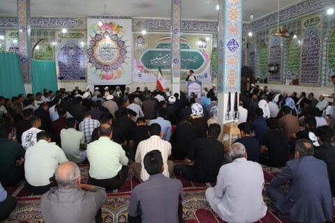 برگزاری آیین تکریم و معارفه امام جمعه بخش شعیبیه شوشتر