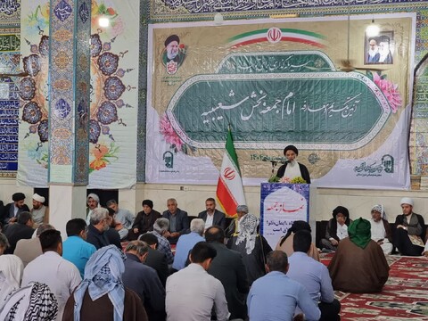 برگزاری آیین تکریم و معارفه امام جمعه بخش شعیبیه شوشتر