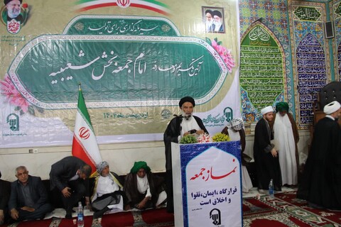 برگزاری آیین تکریم و معارفه امام جمعه بخش شعیبیه شوشتر