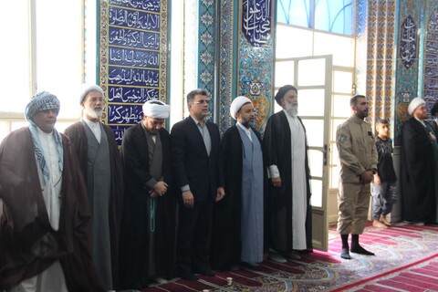 برگزاری آیین تکریم و معارفه امام جمعه بخش شعیبیه شوشتر