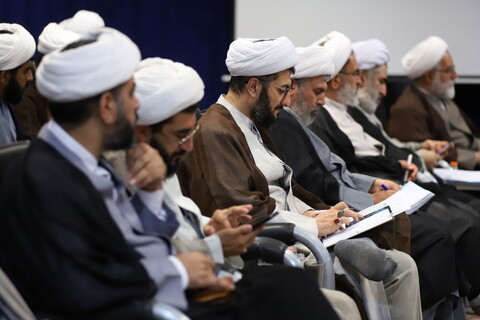 تصاویر/ جلسه شورای معاونان مرکز مدیریت حوزه با حضور آیت‌الله اعرافی‌