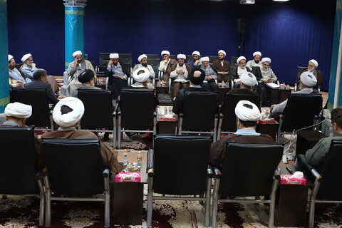 تصاویر/ جلسه شورای معاونان مرکز مدیریت حوزه با حضور آیت‌الله اعرافی‌