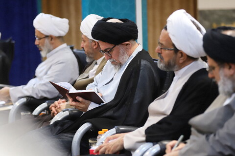 تصاویر/ جلسه شورای معاونان مرکز مدیریت حوزه با حضور آیت‌الله اعرافی‌