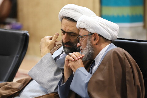 تصاویر/ جلسه شورای معاونان مرکز مدیریت حوزه با حضور آیت‌الله اعرافی‌