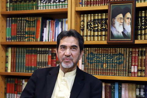 تصاویر/ دیدار شهاب عمر با آیت الله اعرافی