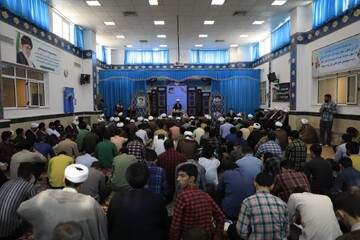 تصاویر/ دیدار جمعی از شورای عالی حوزه علمیه خراسان با طلاب شهرستان بیرجند