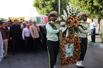 فیلم| تشییع و خاکسپاری شهید مدافع امنیت در بوشهر