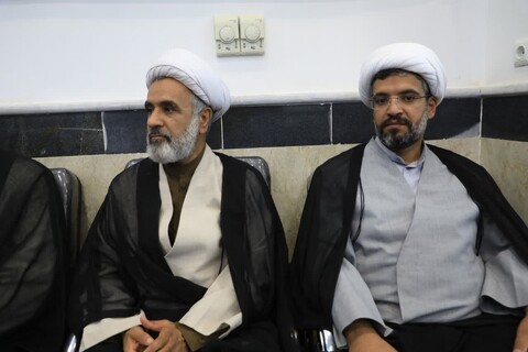 دیدار جمعی از شورای عالی حوزه علمیه خراسان با طلاب برادران شهرستان بیرجند