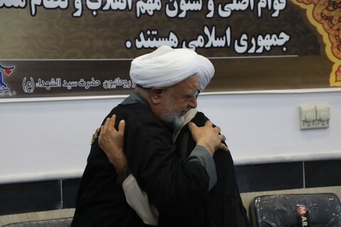 دیدار جمعی از شورای عالی حوزه علمیه خراسان با طلاب برادران شهرستان بیرجند