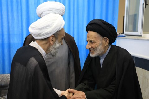 دیدار جمعی از شورای عالی حوزه علمیه خراسان با طلاب برادران شهرستان بیرجند