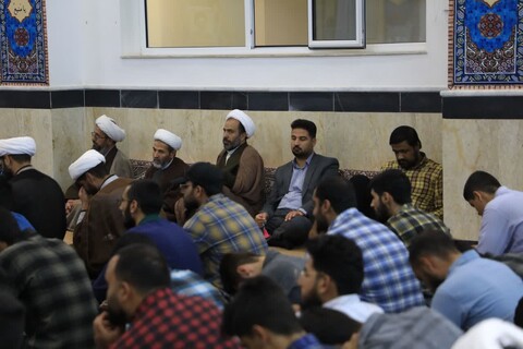 دیدار جمعی از شورای عالی حوزه علمیه خراسان با طلاب برادران شهرستان بیرجند