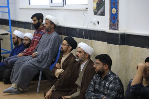 دیدار جمعی از شورای عالی حوزه علمیه خراسان با طلاب برادران شهرستان بیرجند