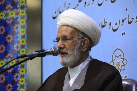 دیدار جمعی از شورای عالی حوزه علمیه خراسان با طلاب برادران شهرستان بیرجند