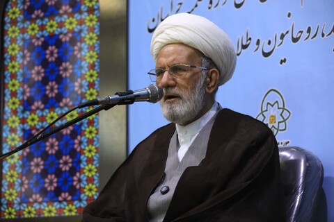 دیدار جمعی از شورای عالی حوزه علمیه خراسان با طلاب برادران شهرستان بیرجند