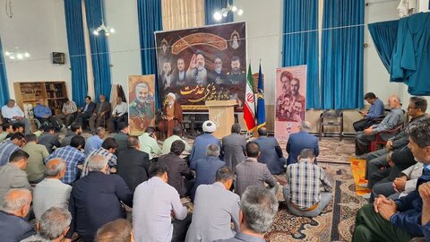 تصاویر/ مراسم گرامیداشت یاد و خاطره شهدای خدمت در نقده