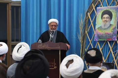دیدار جمعی از شورای عالی حوزه علمیه خراسان با روحانیون و مبلغین بیرجند