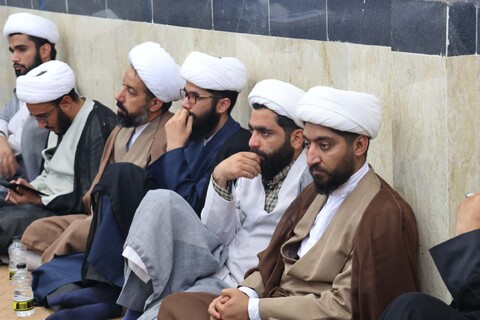 دیدار جمعی از شورای عالی حوزه علمیه خراسان با روحانیون و مبلغین بیرجند
