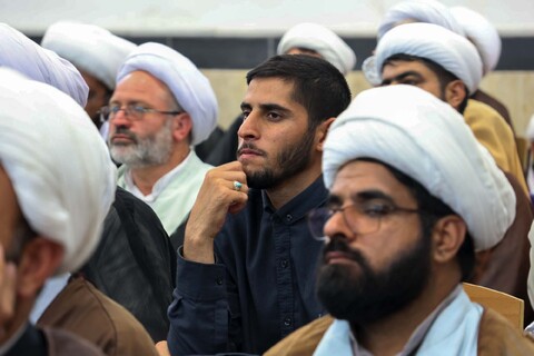 دیدار جمعی از شورای عالی حوزه علمیه خراسان با روحانیون و مبلغین بیرجند