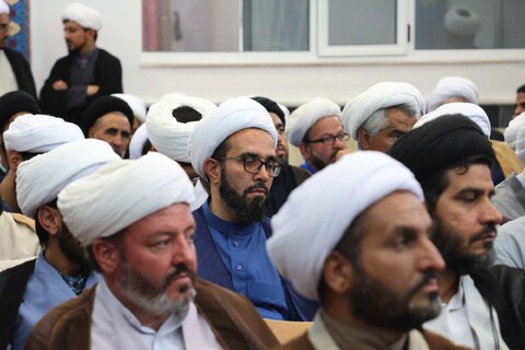 دیدار جمعی از شورای عالی حوزه علمیه خراسان با روحانیون و مبلغین بیرجند