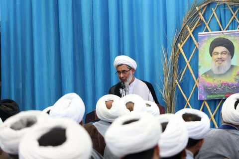دیدار جمعی از شورای عالی حوزه علمیه خراسان با روحانیون و مبلغین بیرجند