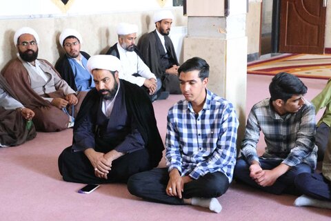 بازدید حجت الاسلام و المسلمین حق پناه از مدرسه علمیه زهان