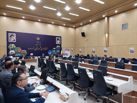 تصاویر/ جلسه هماهنگی مراسمات سالگرد شهادت حضرت آیت الله شهید رئیسی و همراهان شهید در خرمدره