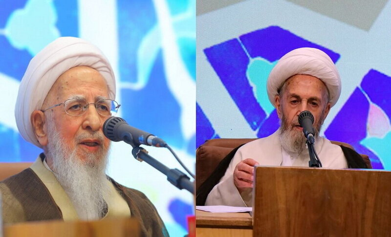 Agradecimiento de Ayatolá A'rafi por las guías de los Grandes Ayatolás Yavadi Amoli y Sobhani en el congreso del centenario