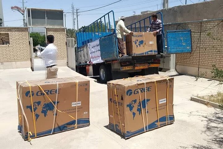 ۱۲ کولر گازی به کتابخانه های عمومی شهرستان دیر اهدا شد