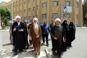 آیت اللہ اعرافی کا جامعة الزہرا (س) کا تفصیلی دورہ / ادارے کی علمی و تربیتی سرگرمیوں کو سراہا