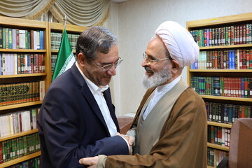 تصاویر/ دیدار استاندار آذربایجان غربی با آیت الله اعرافی