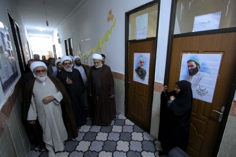 بازدید شورای عالی حوزه علمیه خراسان از مدرسه علمیه نرجس بیرجند