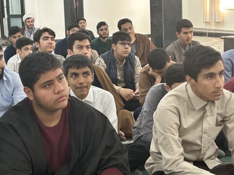 تصاویر/ حضور مدیر مرکز خدمات حوزه علمیه آذربایجان غربی در مدرسه علمیه نقده