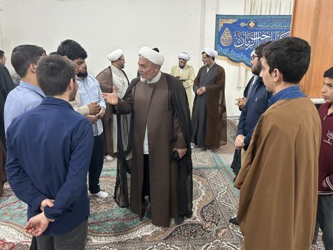 تصاویر/ حضور مدیر مرکز خدمات حوزه علمیه آذربایجان غربی در مدرسه علمیه نقده