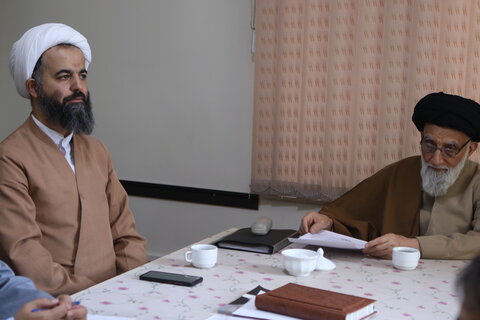 جلسه معاونین حوزه علمیه آیت الله آخوند (ره)