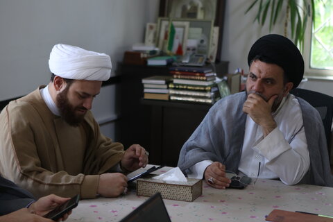 جلسه معاونین حوزه علمیه آیت الله آخوند (ره)