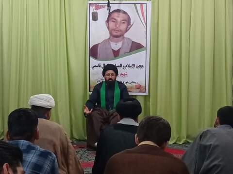 تصاویر/یادواره شهید روحانی کمال قاسمی در شهرستان آبدانان