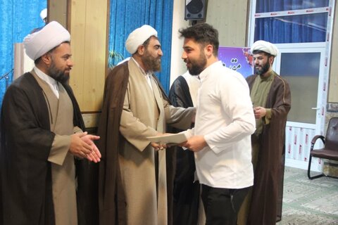 تصاویر / مراسم اختتامیه جشنواره علامه حلی حوزه علمیه استان قزوین برگزارشد