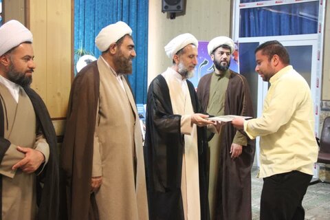 تصاویر / مراسم اختتامیه جشنواره علامه حلی حوزه علمیه استان قزوین برگزارشد