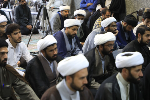 بزرگداشت شهدای خدمت در مدرسه علمیه سفیران هدایت بیرجند