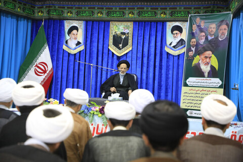 بزرگداشت شهدای خدمت در مدرسه علمیه سفیران هدایت بیرجند