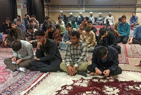 تصاویر/ حضور رئیس دادگاه ویژه روحانیت غرب کشور در مدرسه علمیه امام صادق (ع) قروه