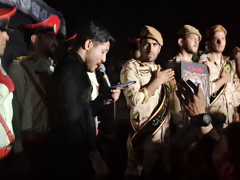 تصاویر/ مراسم وداع شهید والا مقام مدافع امنیت،استوار یکم "محمدحسن نائینی درکاشان