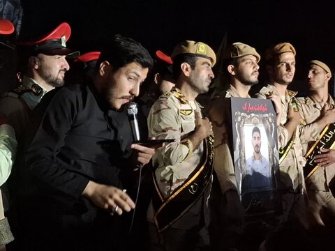 تصاویر/ مراسم وداع شهید والا مقام مدافع امنیت،استوار یکم "محمدحسن نائینی درکاشان