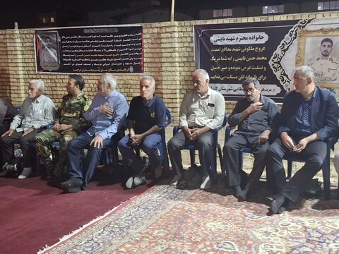 تصاویر/ مراسم وداع شهید والا مقام مدافع امنیت،استوار یکم "محمدحسن نائینی درکاشان