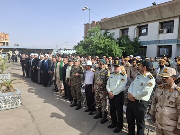 تصاویر/ تشییع پیکر شهید محمد حسن نائینی در کاشان